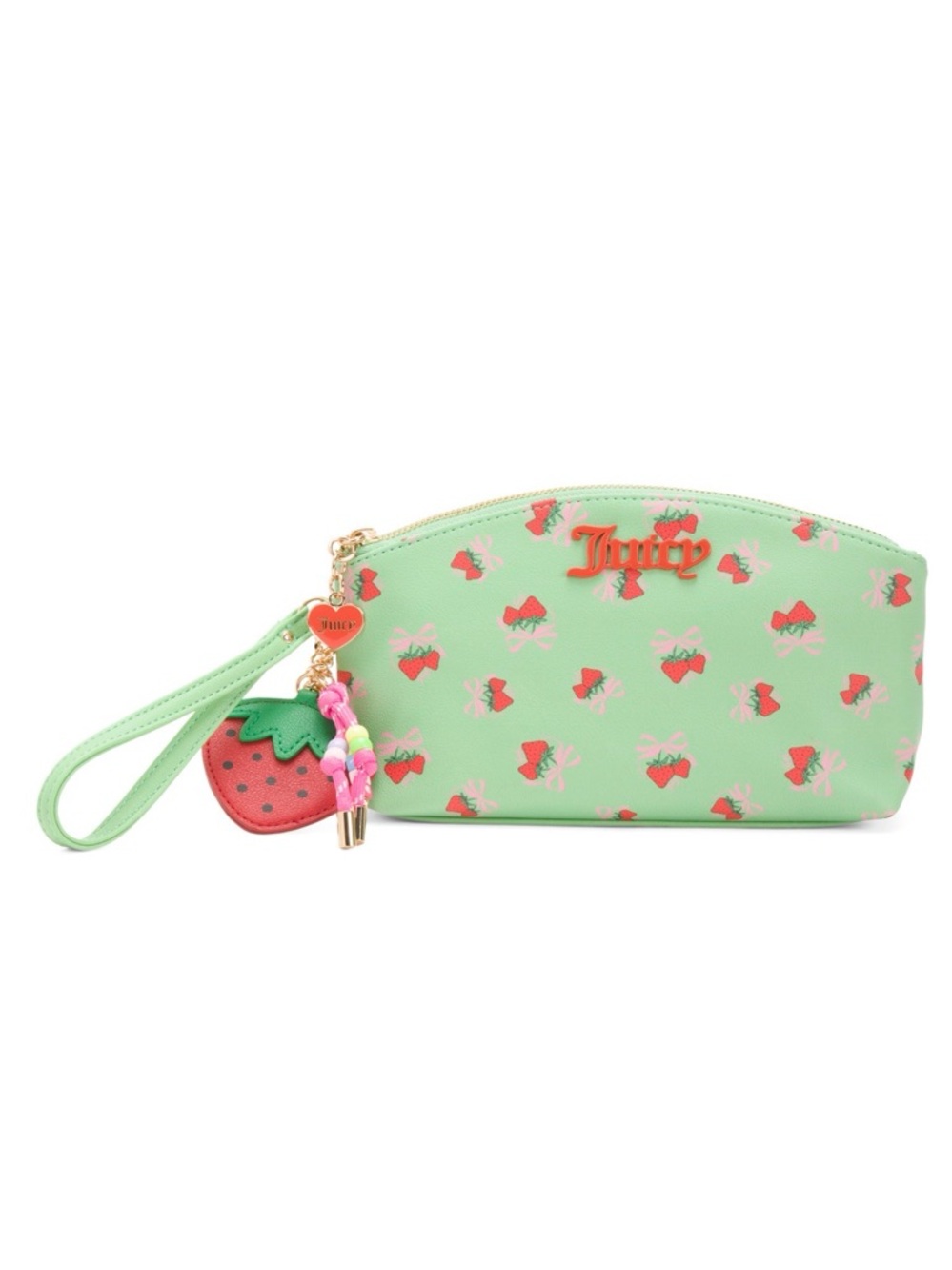 Juicy Couture Sweet Strawberry Wristlet with Charm NWT